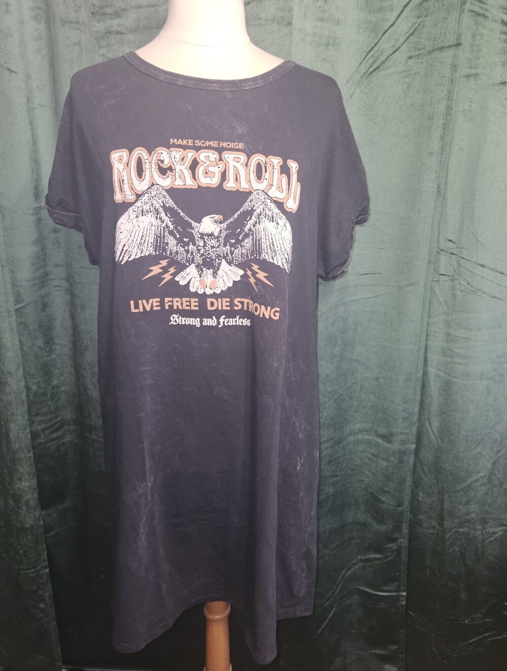 HRT & LUV Rock & Roll Tee Dress